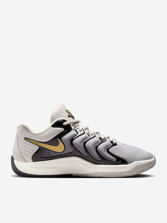 KD17 Low Basketball Shoes White / Black / Game Royal