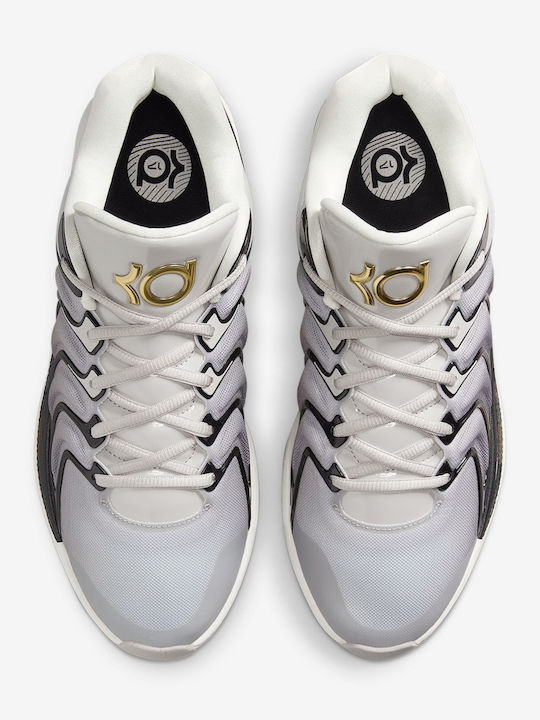 KD17 Low Basketball Shoes White / Black / Game Royal