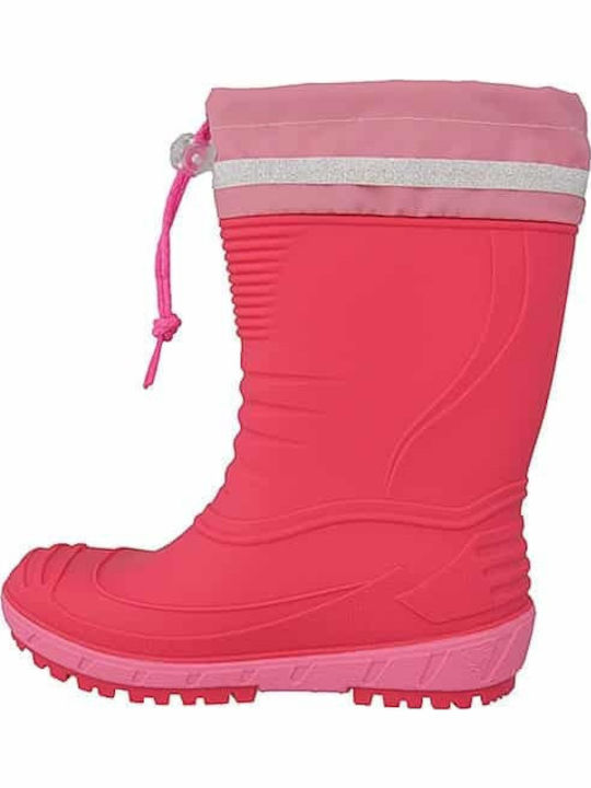 Παιδικές Γαλότσες mit Innenfutter Rosa