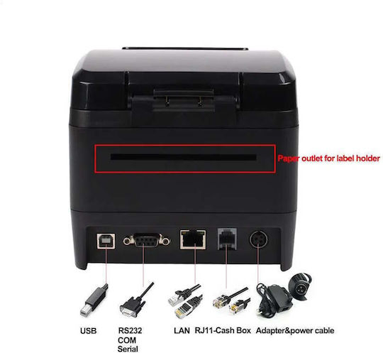 TE Tameiaki Express Portable Thermal Receipt Printer USB / LAN