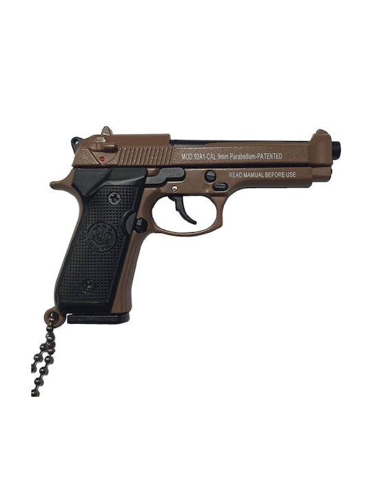 Schlüsselanhänger Metallisch Schwarz