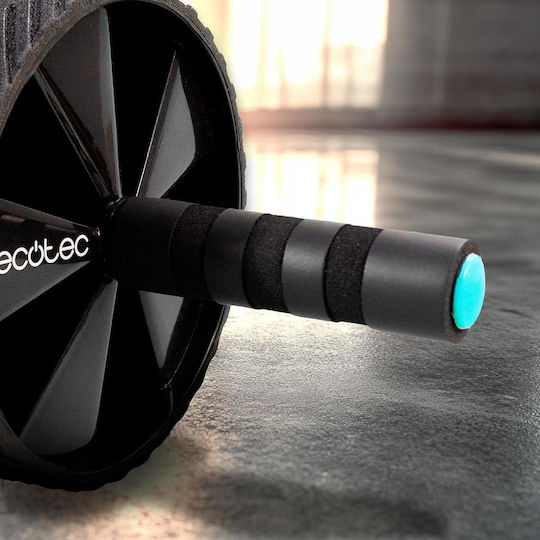 Cecotec Коремно колело Drumfit Ab Wheel с гумено покритие, неплъзгащи се дръжки + EVA постелка Cec-07124