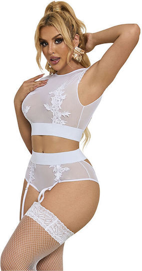 Subblime Sexy Dessous-Set Weiß