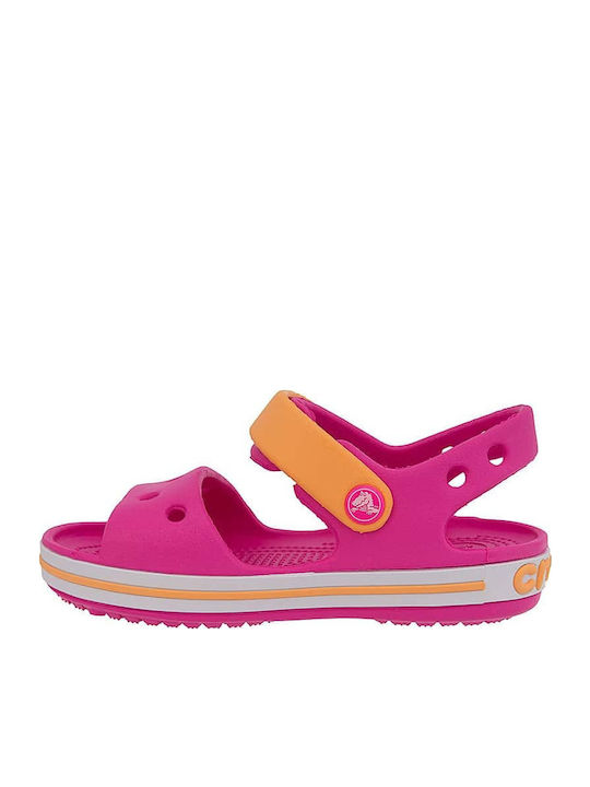 Crocband Sandal Children's Anatomical Beach Shoes Fuchsia