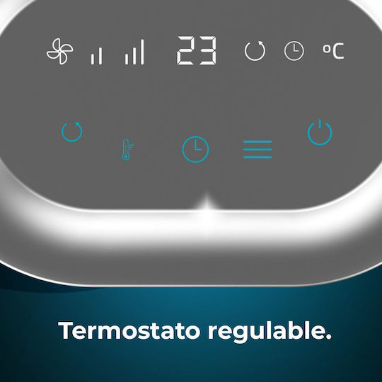 Cecotec ReadyWarm 1550 Max Κεραμικό Αερόθερμο Δωματίου Δαπέδου Λευκό 1500W