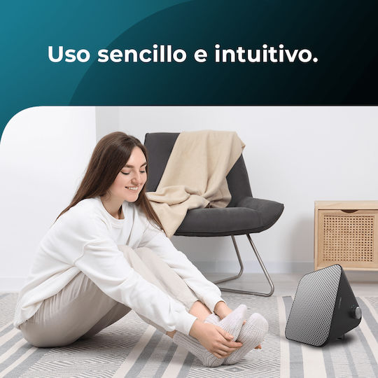 Cecotec ReadyWarm 1500 Max Ceramic Fan Heater Room Floor Black 1500W