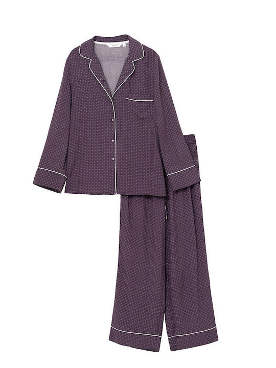 Aruelle Winter Women's Pyjama Set Purple