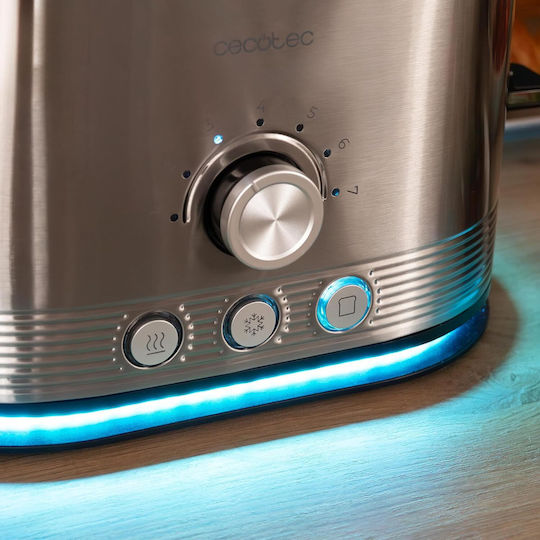 Cecotec Shine&Toast Prăjitor de pâine 2 sloturi 850W Inox