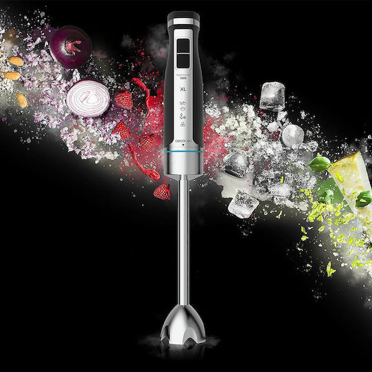 Cecotec PowerGear 1500 XL Ραβδομπλέντερ με Ανοξείδωτη Ράβδο 1500W Μαύρο