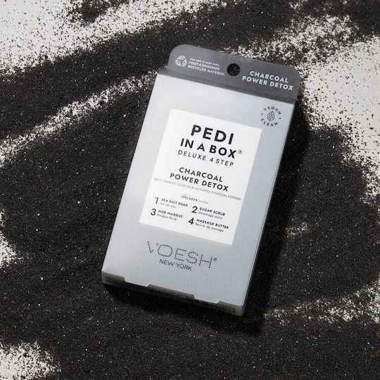 Pedi In A Box Deluxe 4-Schritte Kohle Power Detox