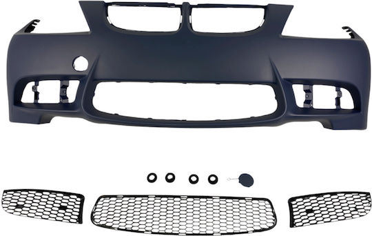 Предна броня BMW E90 E91 2005-2008 M3 дизайн с отвори за дюзи за миене без парктроник