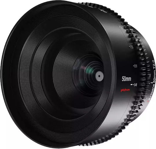 7artisans Full Frame Camera Lens Photoelectric 50mm T2.0 Spectrum Prime Cine for Canon R Mount Black