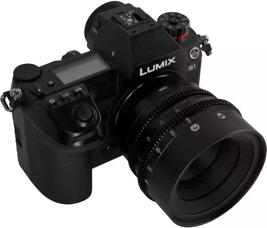 7artisans Voller Rahmen Kameraobjektiv Photoelectric 35mm T2.0 Spectrum Prime Cine für Leica L Mount Black