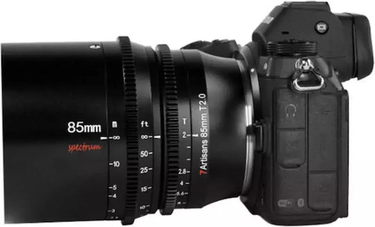 7artisans Voller Rahmen Kameraobjektiv Photoelectric 35mm T2.0 Spectrum Prime Cine für Leica L Mount Black