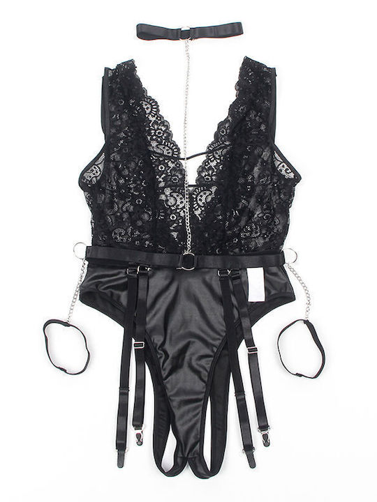 Subblime Sexy Bodysuit Schwarz