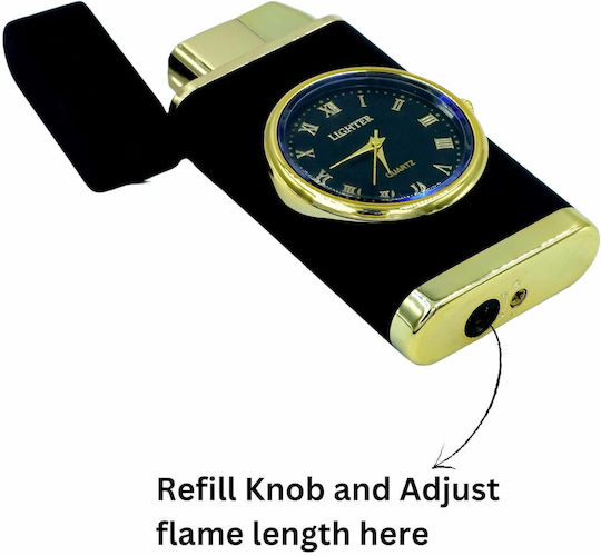 Lighter Electric with Plasma Flame in Gold color