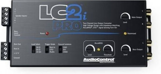 Audiocontrol Lc2i Pro Μετατροπέας Γραμμής Accubass 2 Καναλιών Τεμάχιο