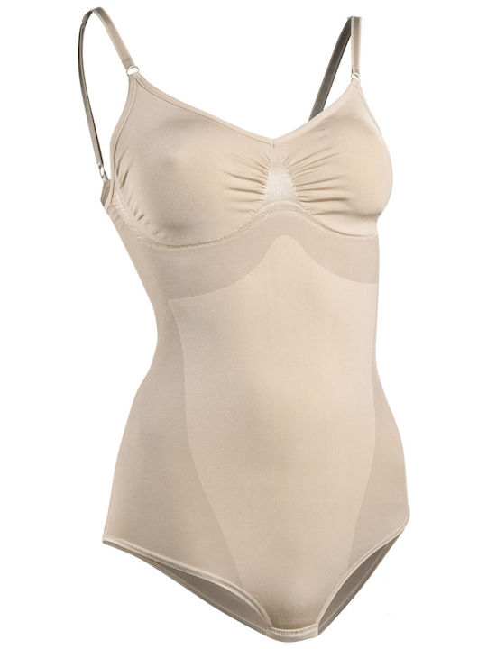 Intimidea Uplift Compression Body Seamless Beige