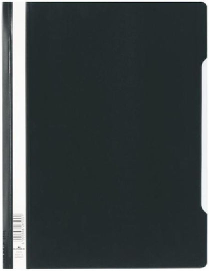 Durable Clipboard with Spring for Paper A4 Black 1pcs