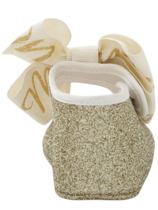 Monnalisa Baby Ballerinas Gold