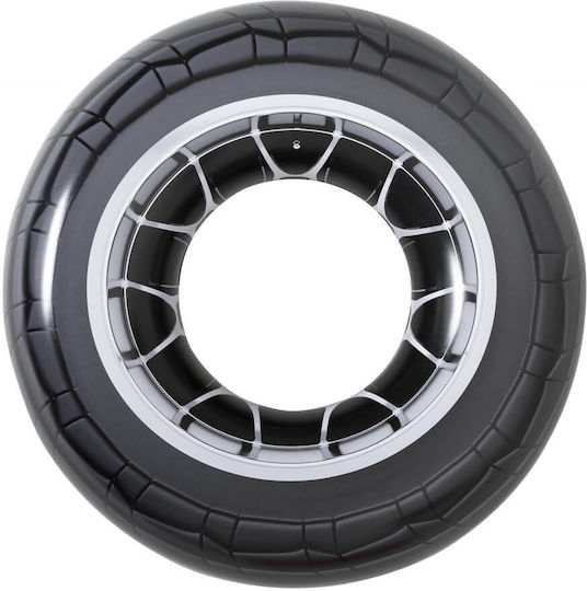 Bestway Colac Gonflabil Pentru Plajă Cu Mânere Negru 119cm