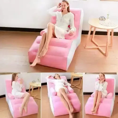 Aufblasbarer Sessel Rosa 140x85cm