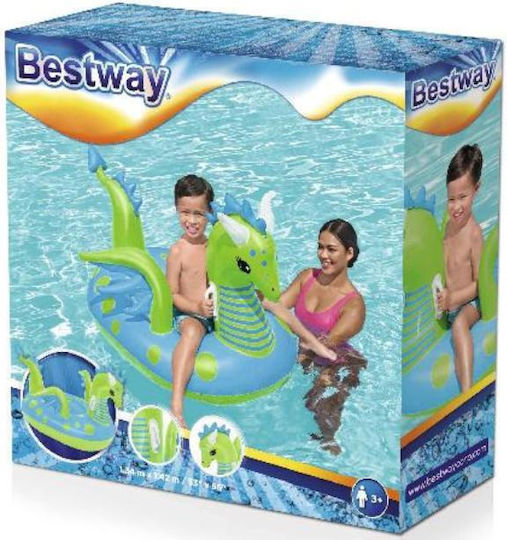 Bestway Kid's Inflatable Ride On for Sea with Handles Green 142cm