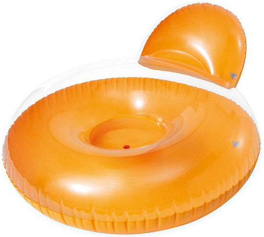 Intex Pillowback Lounges Φουσκωτή Πολυθρόνα Γαλάζια