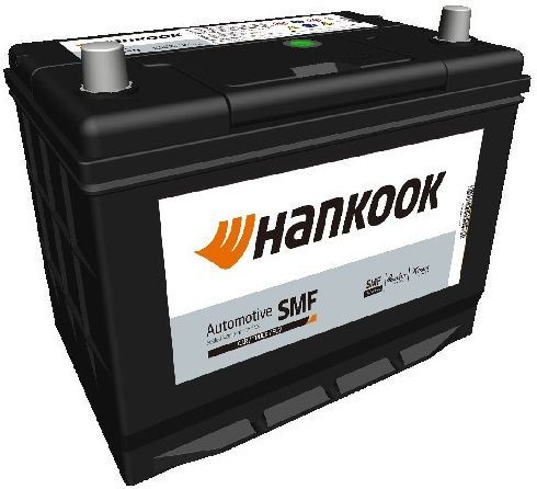 Hankook Car Battery with 70Ah Capacity and 540A CCA