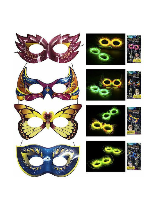 Carnival Mask Eyemask Phosphorescent With Light (Μiscellaneous Designs)