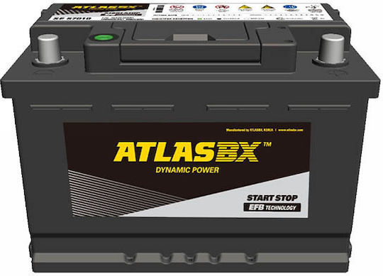 AtlasBX Μπαταρία Αυτοκινήτου Start-Stop EFB SE57010 με Χωρητικότητα 70Ah και CCA 650A Start/Stop