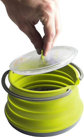 Sea to Summit Camping Cooking Utensils Folding Kettle 1.3L 1300ml STS40-00465 Lime