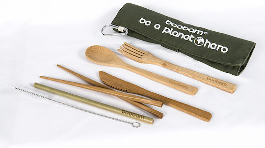 Boobam Boobamtensils Cutlery for Camping Food Set Khaki