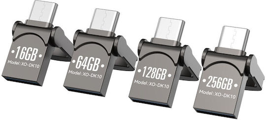 XO DK10 64GB USB 2.0 Stick mit Verbindung USB-C & USB-A