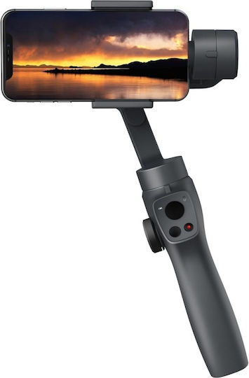 Funsnap Capture 2S Gimbal Mobil cu Stabilizator pe 3 Axe și o durată de viață a bateriei de 12 ore Negru