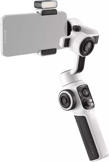 Zhiyun Smooth 5S Pro Phone Gimbal with 3 Axis Stabilization and 24 Operating Hours White