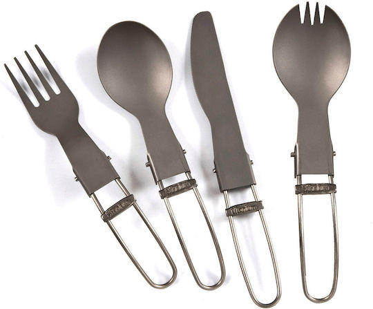 Polo Titanium Folding Spoon-Fork Camping Cutlery