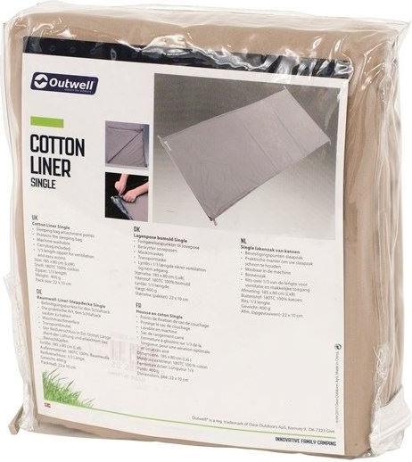 Outwell Sac de dormit Single Cotton Liner Single