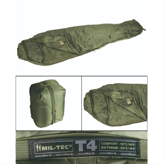 Mil-Tec Schlafsack Einzeln 3 Jahreszeiten Tactical 4