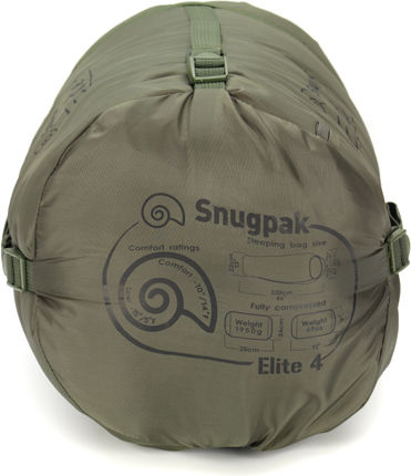 Snugpak Sleeping Bag Μονό 2 Εποχών Softie Elite 4 Olive