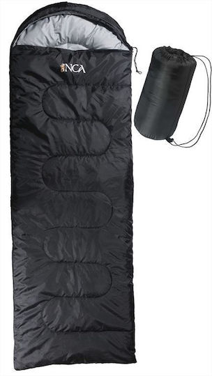 Inca Sleeping Bag Μονό Καλοκαιρινό Μαύρο