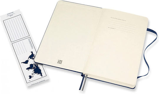 Moleskine Класическа Колекция Бележник Булет Журнал 400 Листа На Райета с Твърда Корицa Син