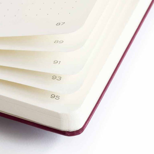 Leuchtturm1917 Notebook 249 Sheets A5 Ruled with Elastic Red