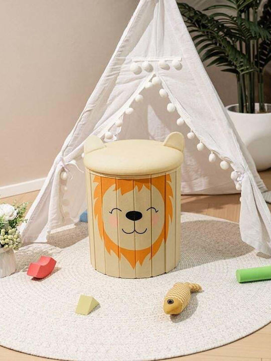 Детска Табуретка Бял 28x28x34бр