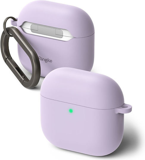Ringke Hülle Silikon mit Haken Light Purple für Apple AirPods 4