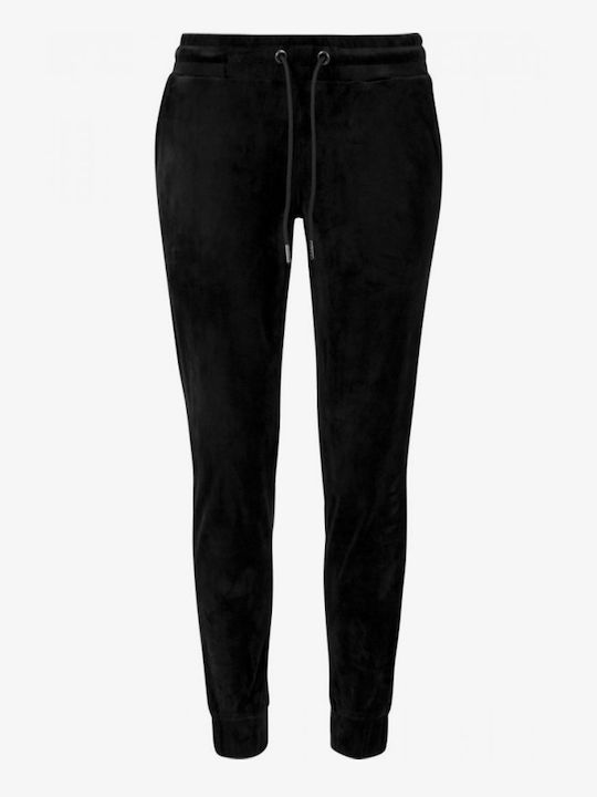 Pantaloni de Trening Catifea Negru