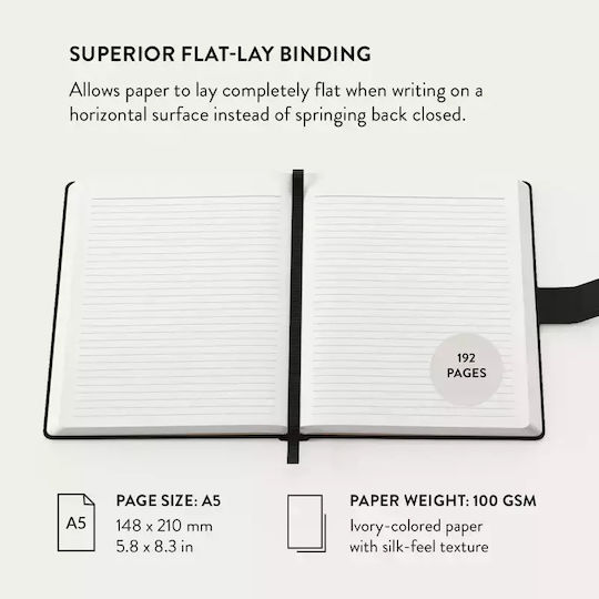Burga Notebook A5 Ruled Multicolour