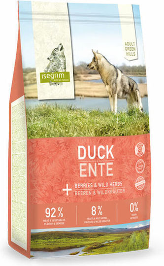 Isegrim 12kg Dry Food for Dogs with Duck, Apple, Chicken, Salmon and Potatoes