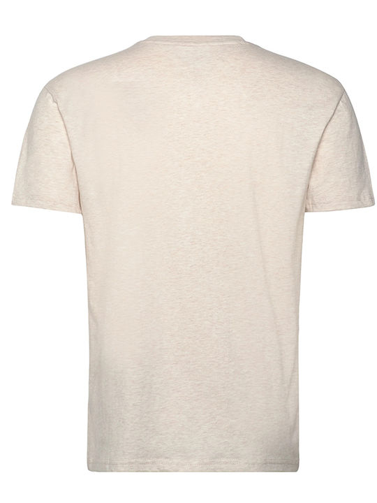 T-Shirt Beige-Blue