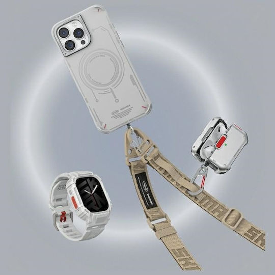 Skinarma Umschlag Rückseite Kunststoff Gray (iPhone 17 Pro Max / iPhone 17 Pro / iPhone 16 Pro Max)